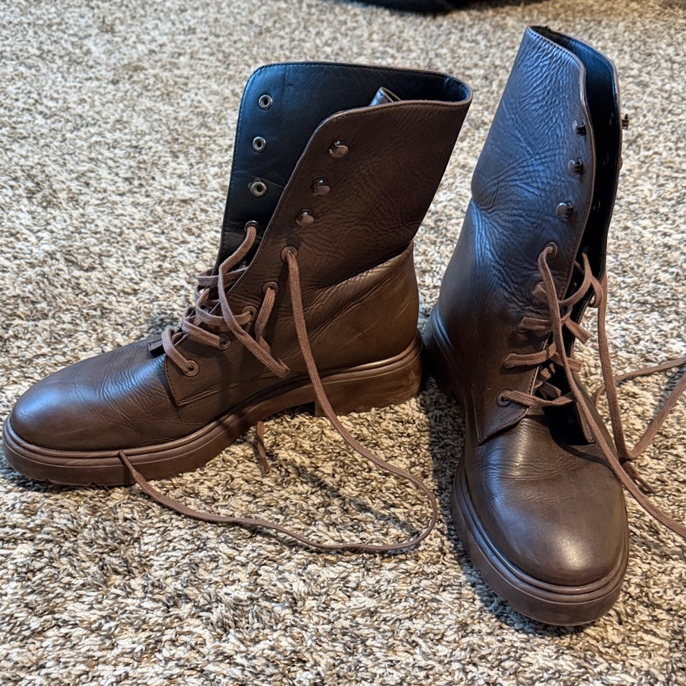 Brown Leather Boots
